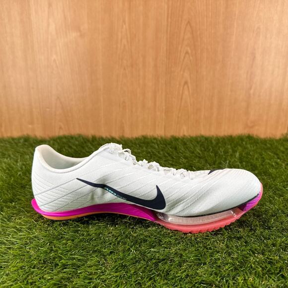 Nike Maxfly 2 White Bright Crimson Track Spikes FD8395-100 Men\'s 7.5 / Women\'s 9